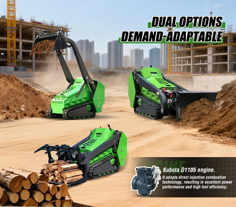 Mini Skid Steer Trencher - 0.35 m³ - 17.2 kW