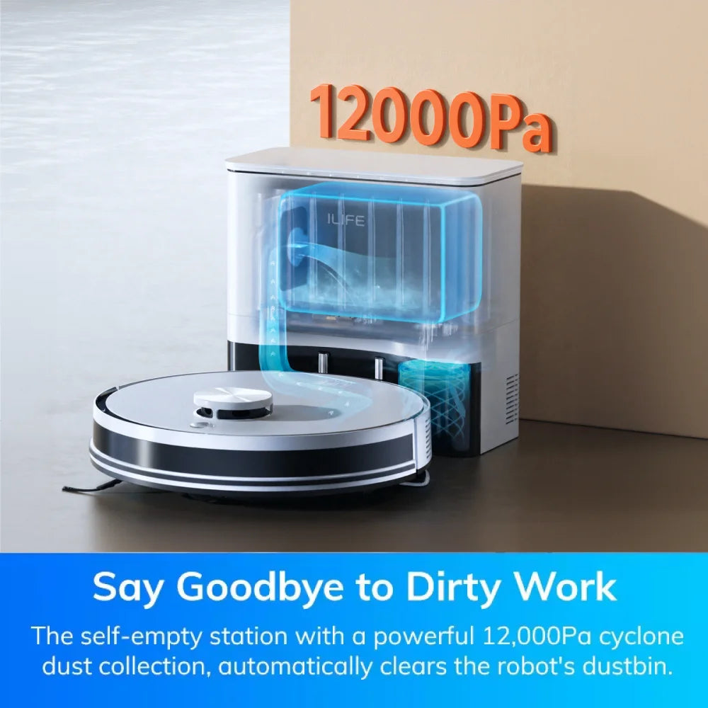 ILIFE A30 Pro Robot Vacuum Self-Emptying