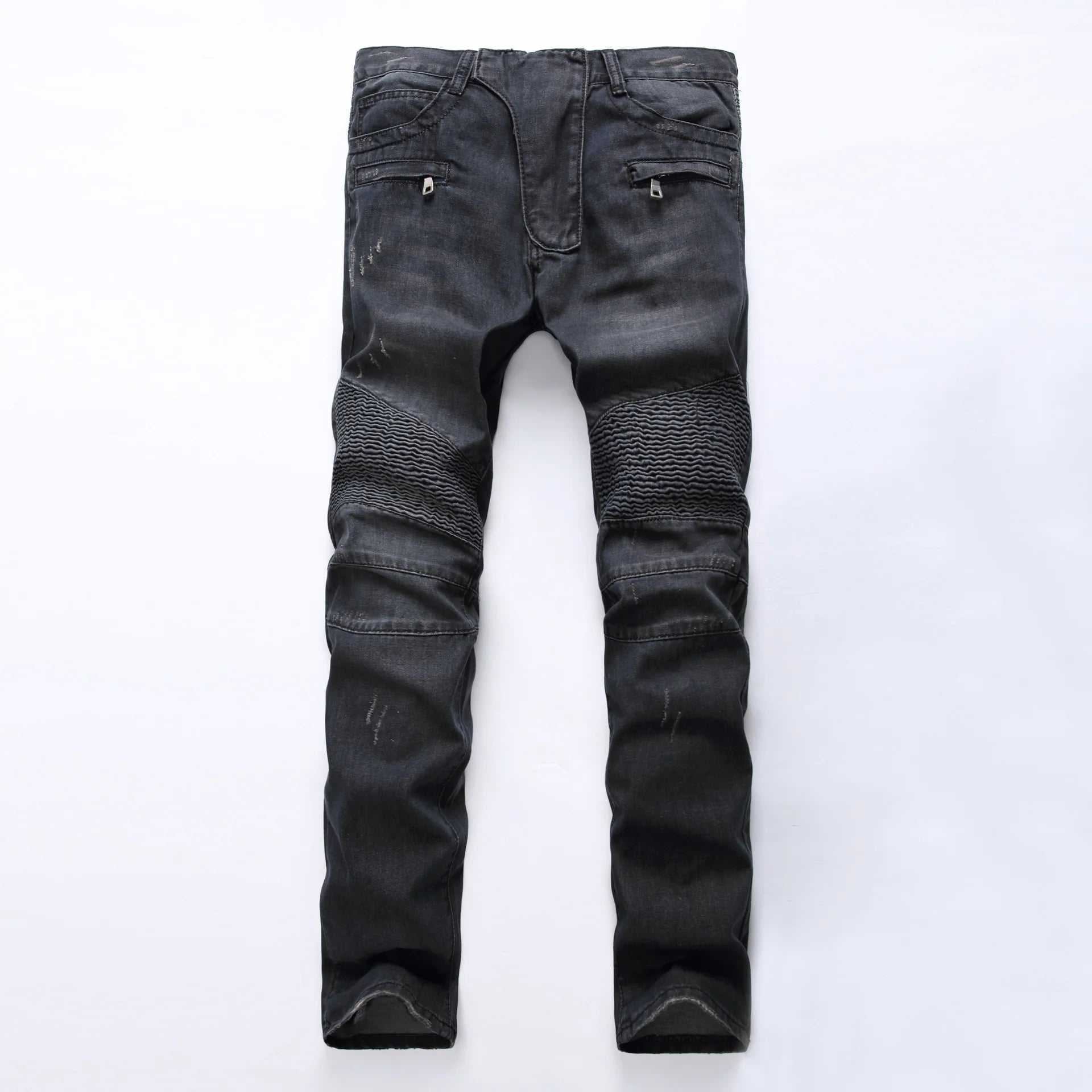 2025 New Motopants Leisure Jeans Pants for Motorcycle Off-road Riding Pants Design Zipper Protected Motocross Pants
