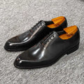OXFORD NOIR - Men's Luxury Cow Leather Dress Shoes - Handmade Loafers