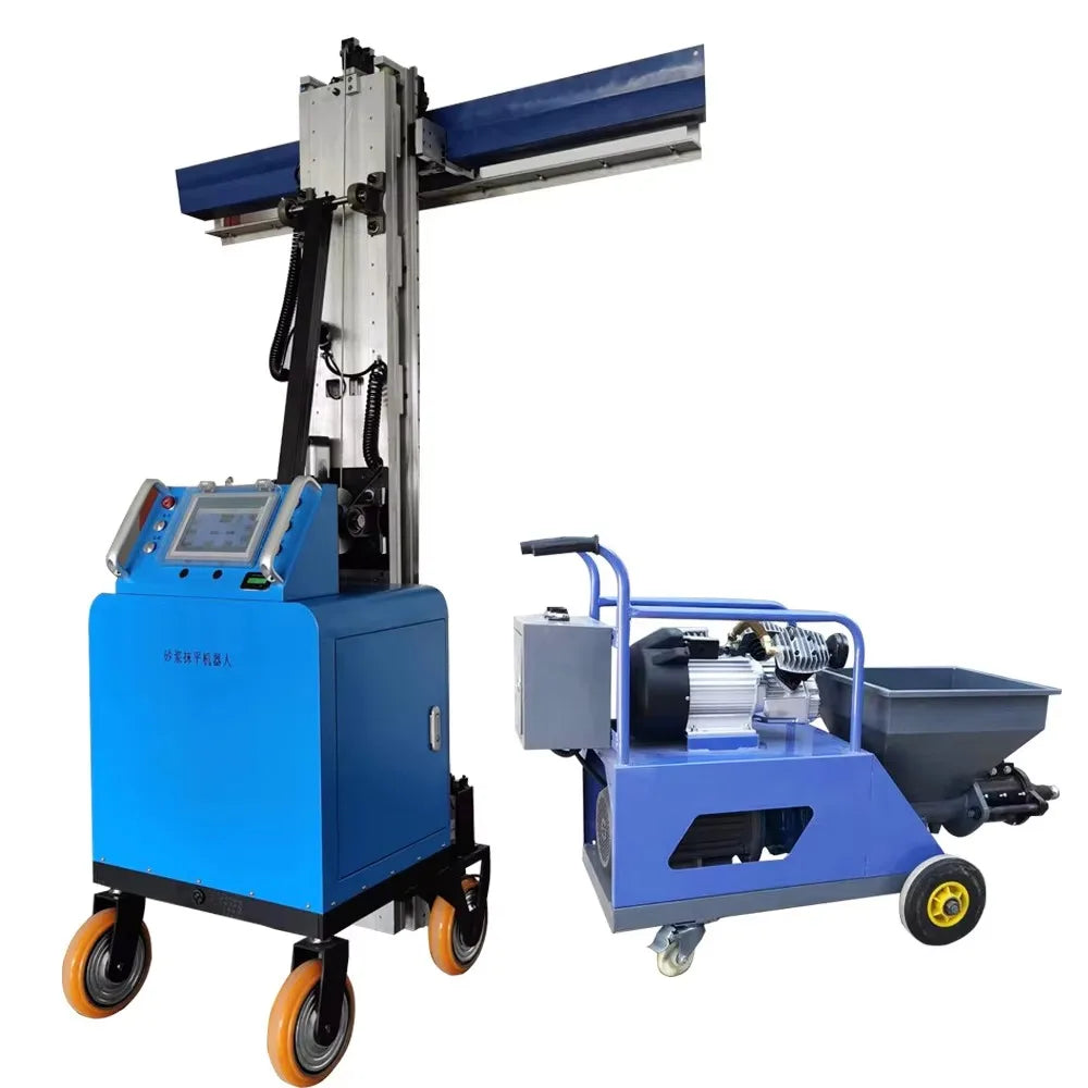 Automatic Wall Scraping & Plastering Machine
