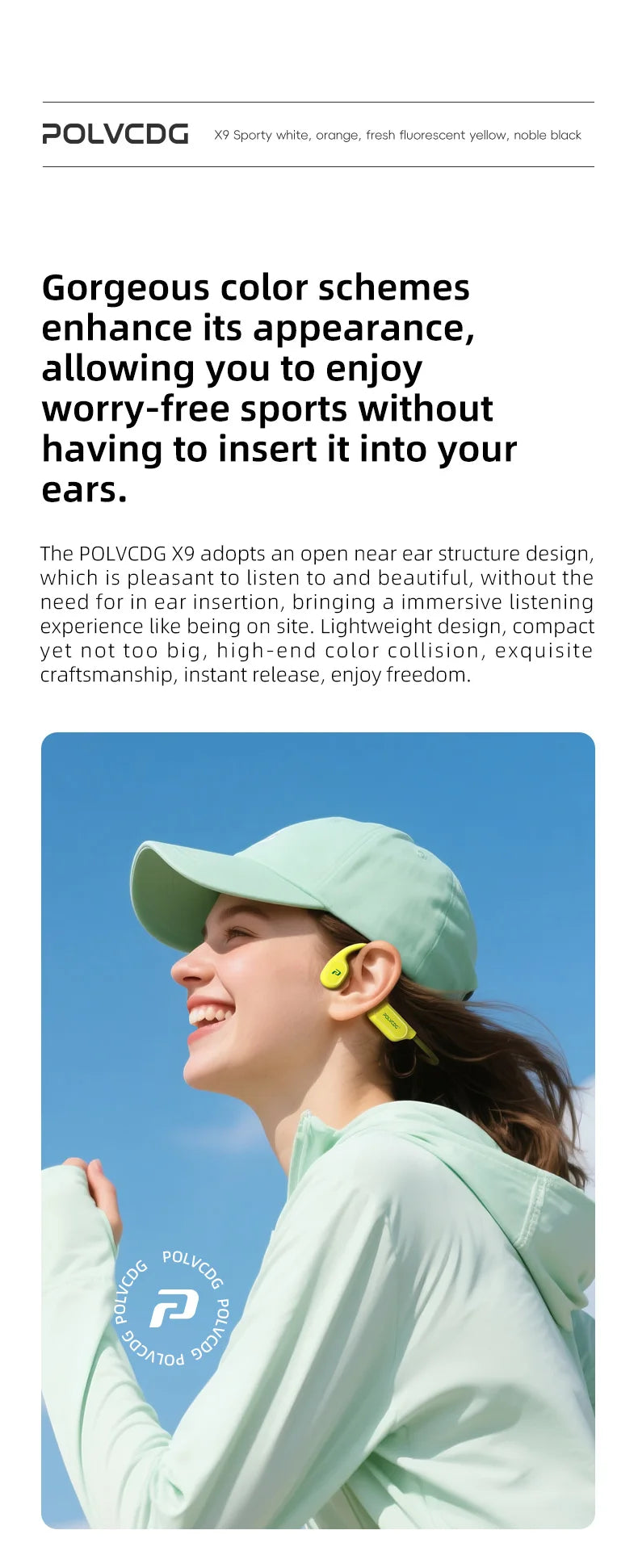 Bone Conduction Earphones X9 – 32G IPX8 Waterproof Swimming Running Cycling
