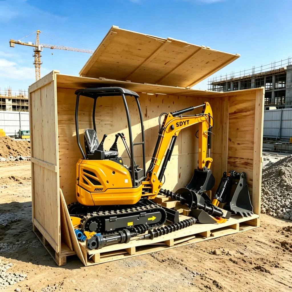 MINI CRAWLER EXCAVATOR - 20 HP, Kubota Option - Farm & Site Work