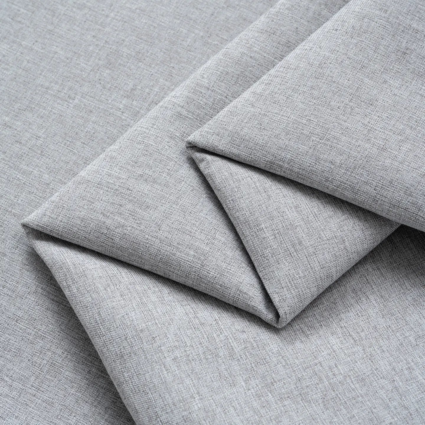 THICKENED PLAIN LINEN-LOOK FABRIC - 100% Polyester, 420g/m, 148cm Wide - Solid Rooms