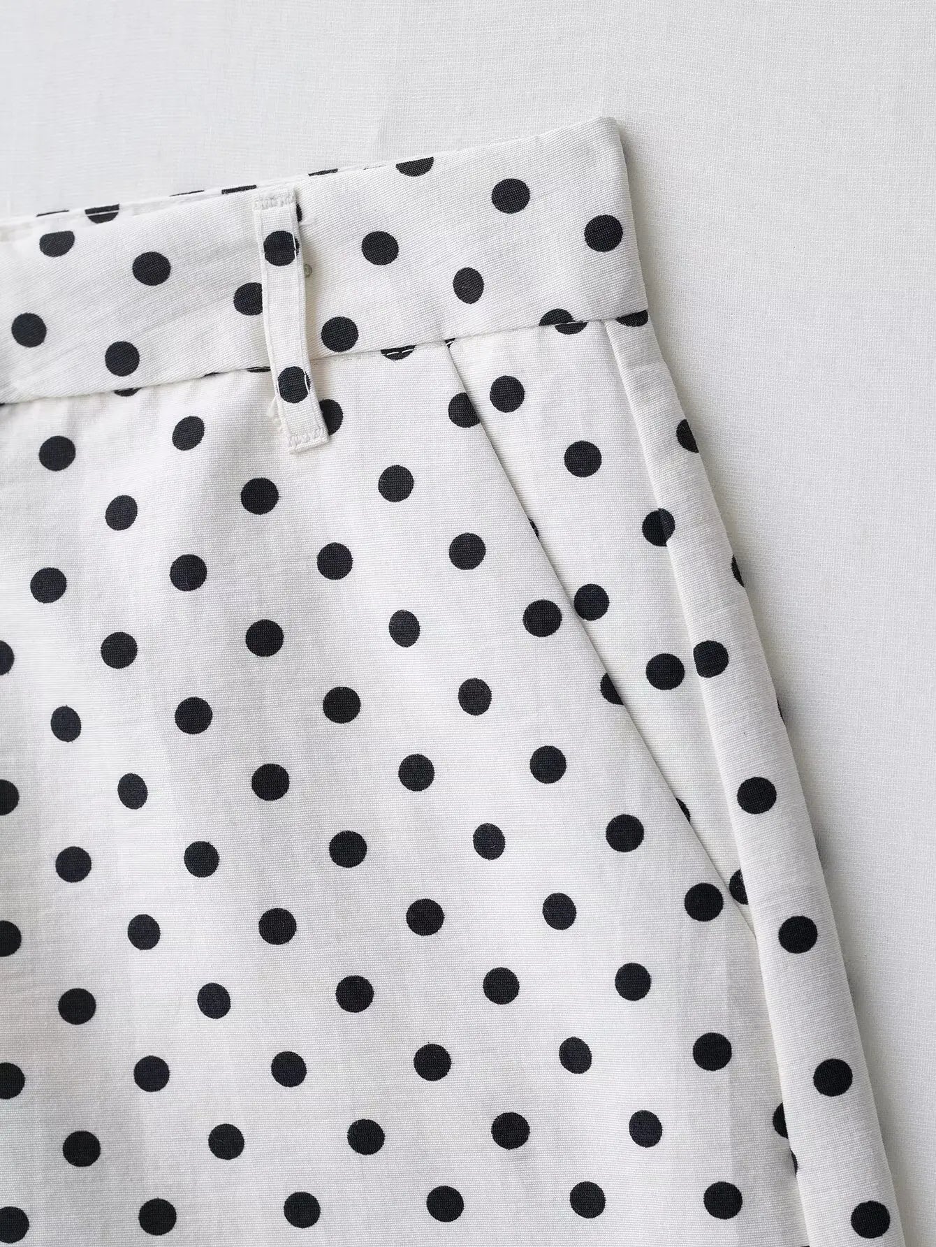HH Woman Autumn Long Sleeves Turtleneck Zipper With Pockets Drawstring Casual Coats Women Fashion Polka Dot Printed Jacket