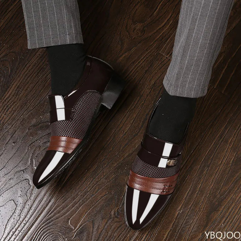 SHARP SUIT - Men's Pointed Toe Formal Shoes - Office, Wedding & Daily Wear, Large Sizes