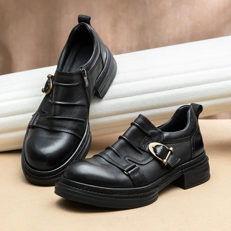 LEATHER DERBY - Genuine Cow Leather Business Shoes - Built to Impress