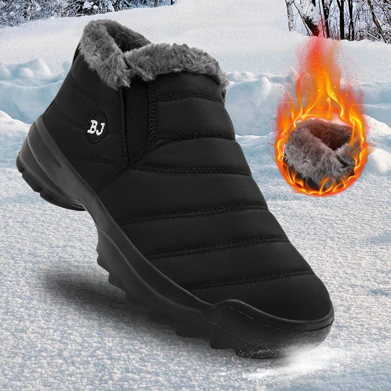 ARCTIC TREK - Men's Fuzzy-Lined Winter Snow Boots - Warm From The First Step