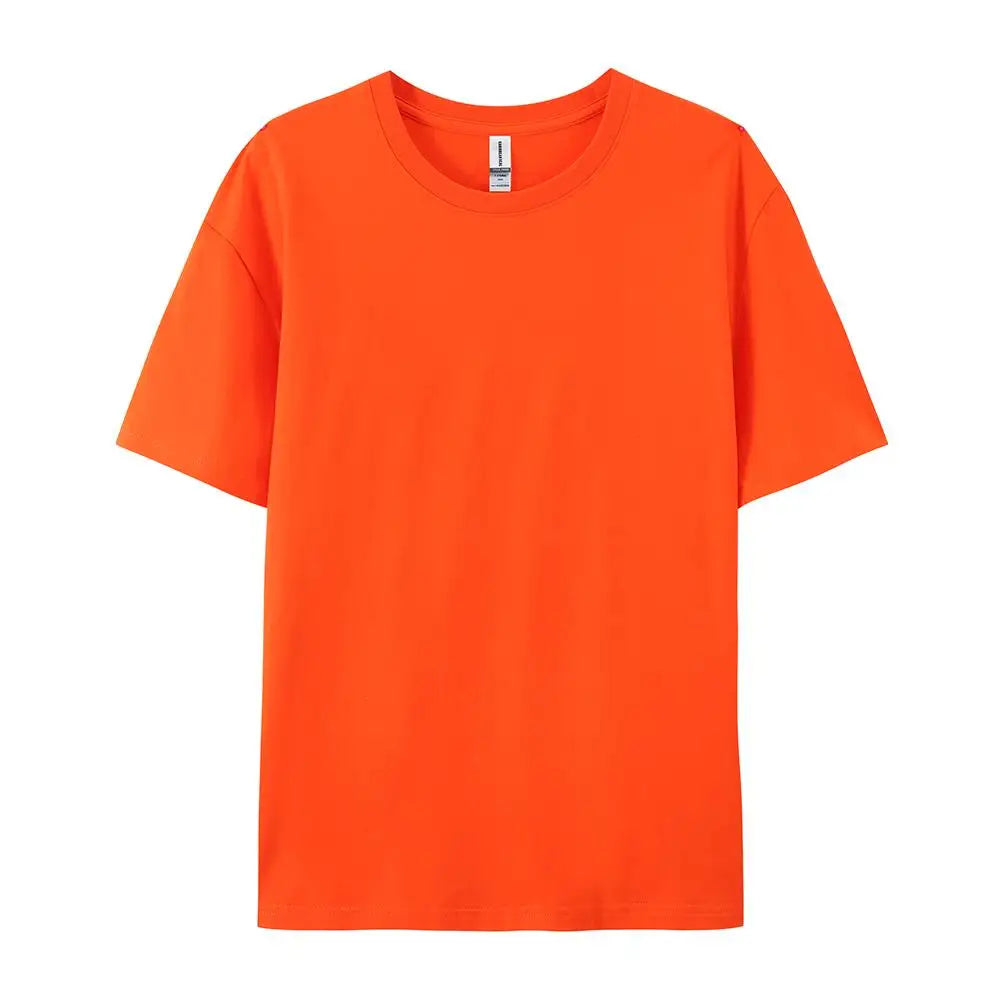 Cotton Solid Color Women's T-Shirts Multicolor Summer Short Sleeve Unisex Comfortable Tee Shirts Casual Fashion Woman Sportswear