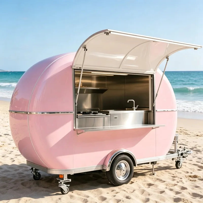 Commercial Food Trailer – Fully Equipped Mobile Kitchen Concession