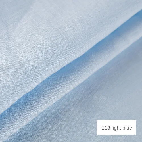 PURE LINEN FABRIC BY THE METER - 46 Colors, 140cm Wide - Soft Rooms