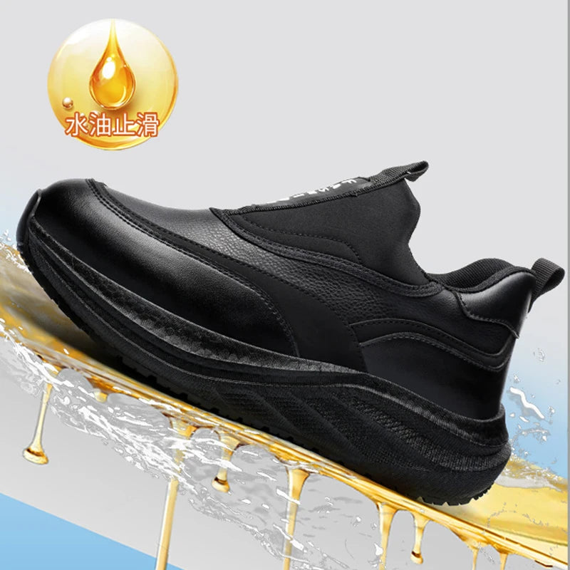 CHEF PLATFORM - Waterproof Anti-Slip Work Loafers - Built for the Toughest Shifts