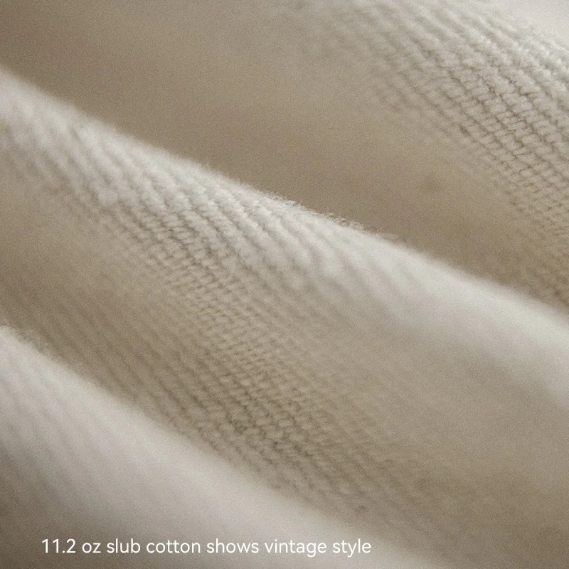 MADEN COTTONSEED - Vintage White Jeans - 100% Cotton, Straight Fit