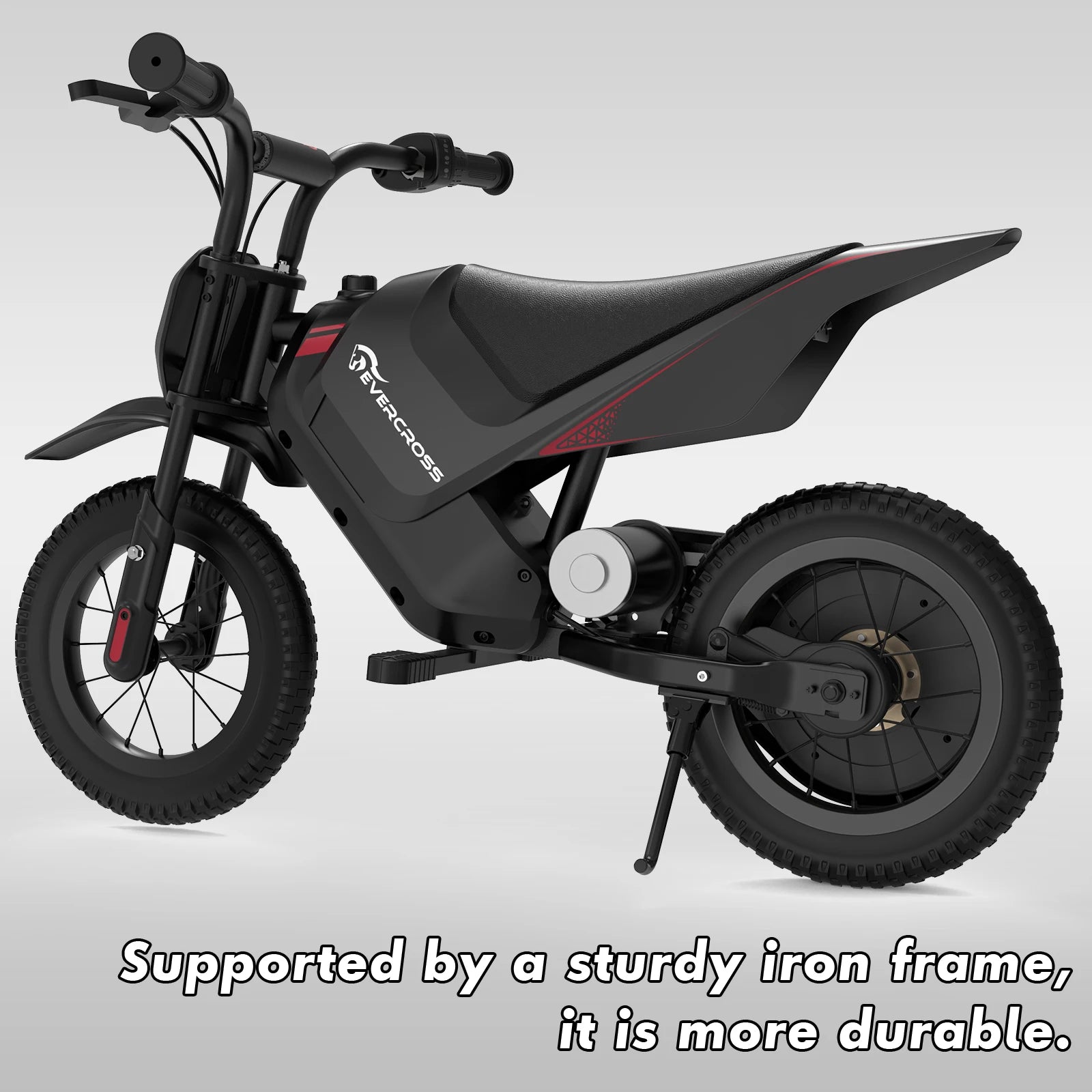 EVERCROSS EV05M KIDS E-MOTORBIKE - 150W, 8/16 km/h - 12 inch Adventure Ride