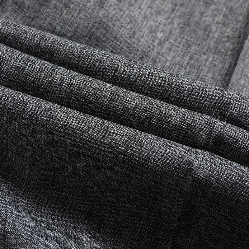 LINEN EASE - Men's Office Straight Pants - Elastic Waist, Wrinkle Resistant, 4 Colors