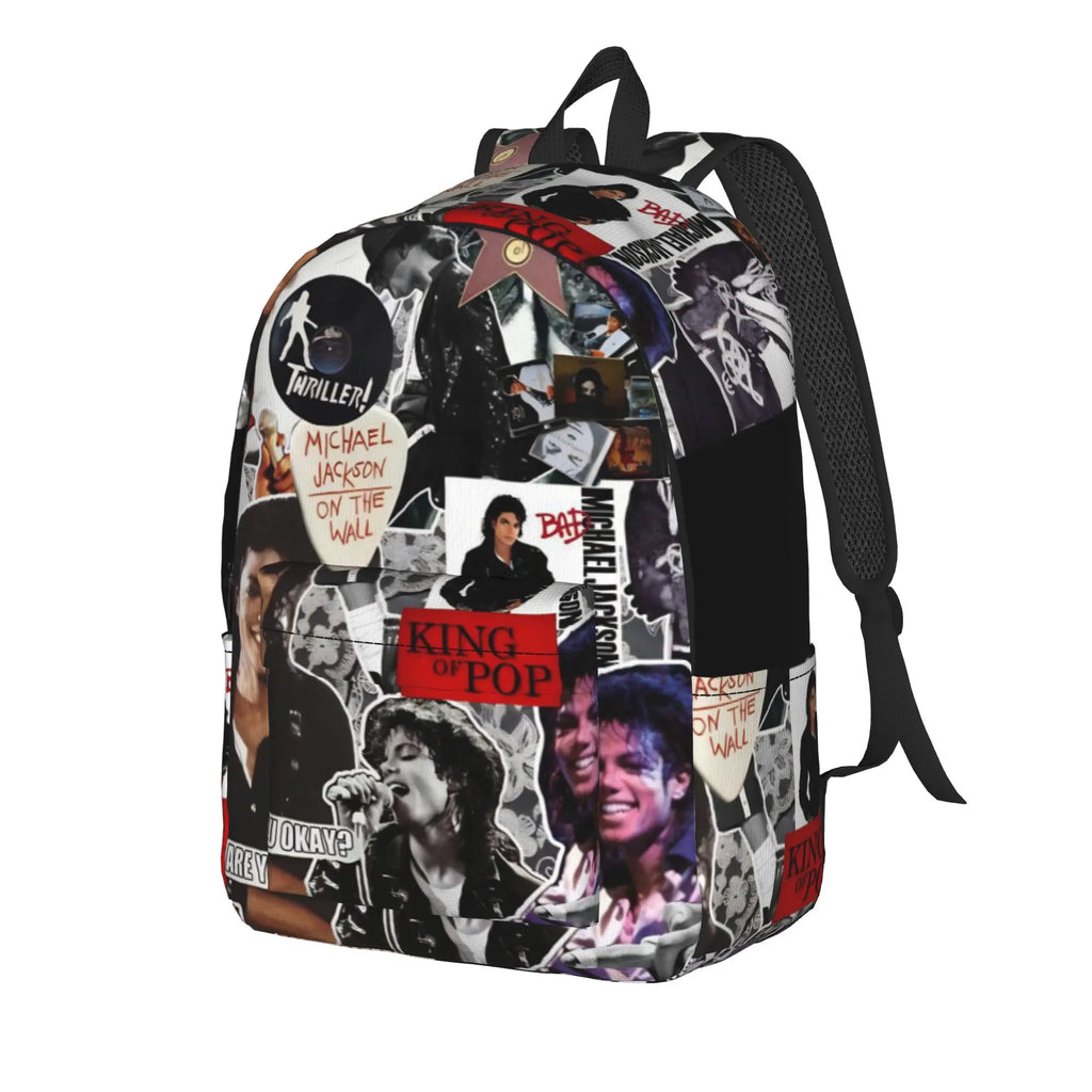 King Of Pop Collage Backpack