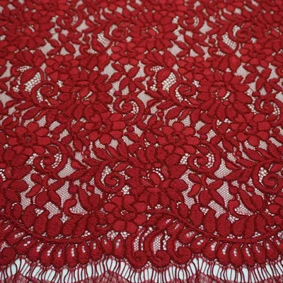 COTTON LACE FABRIC - Floral 3D Mesh, 150cm Wide - Soft Details