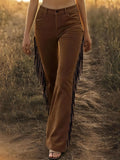 Vintage Tassel Flare Pants