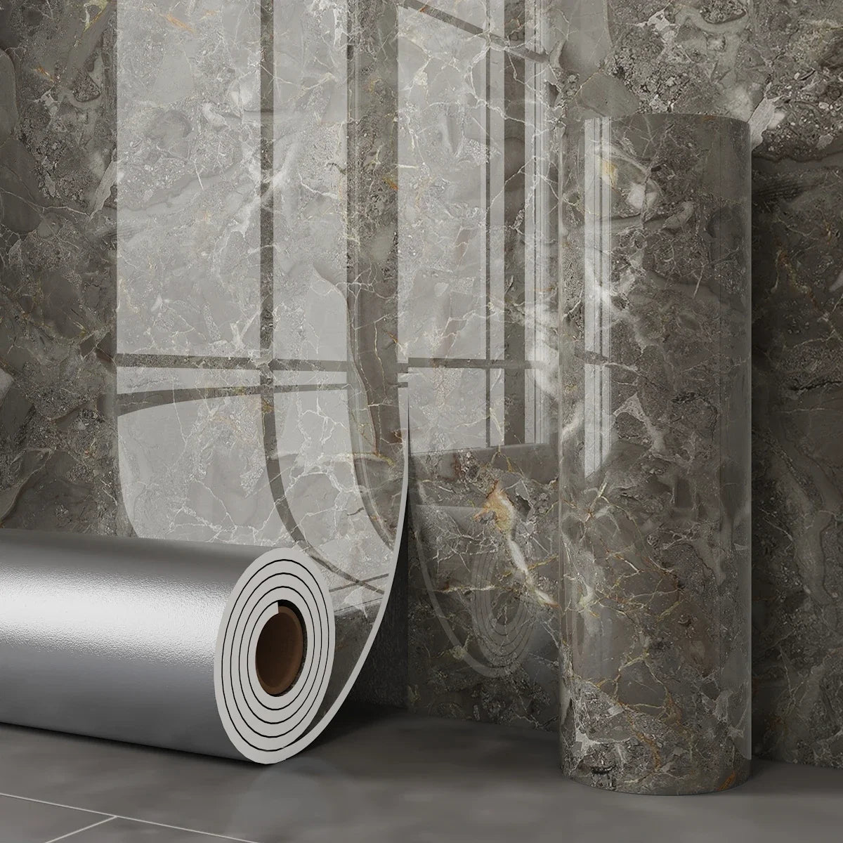 MARBLE PEEL - Self-Adhesive Wall Panels 40x300cm - Your Walls Were Begging for This