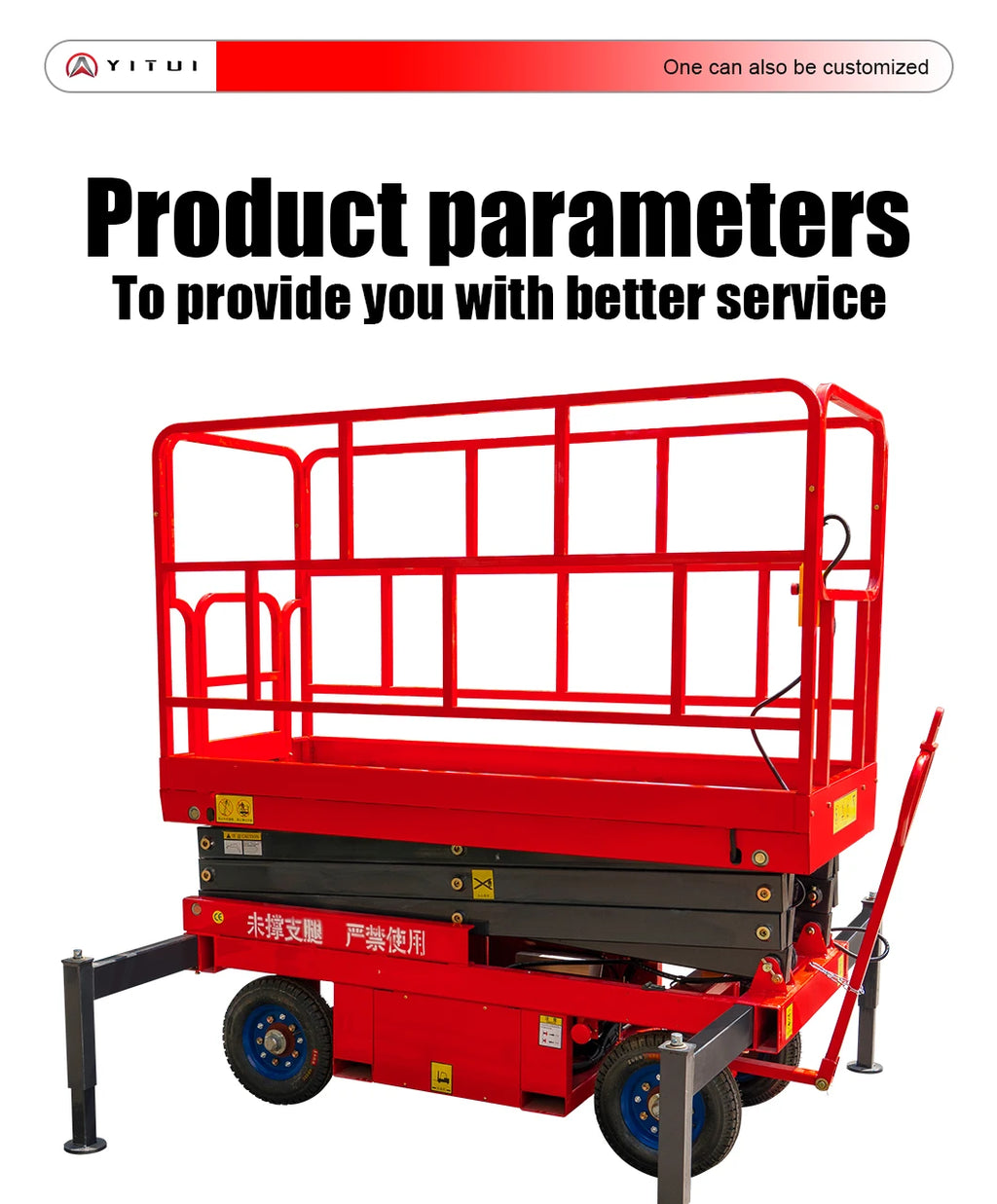 Hydraulic Scissor Lift Table - 500 kg - MP-0.5-4