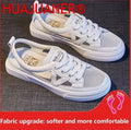 Real Soft Leather Bag Head Sports Sandals Women's Outer Wear New Summer Student All-match Flat Casual White Shoes Woman