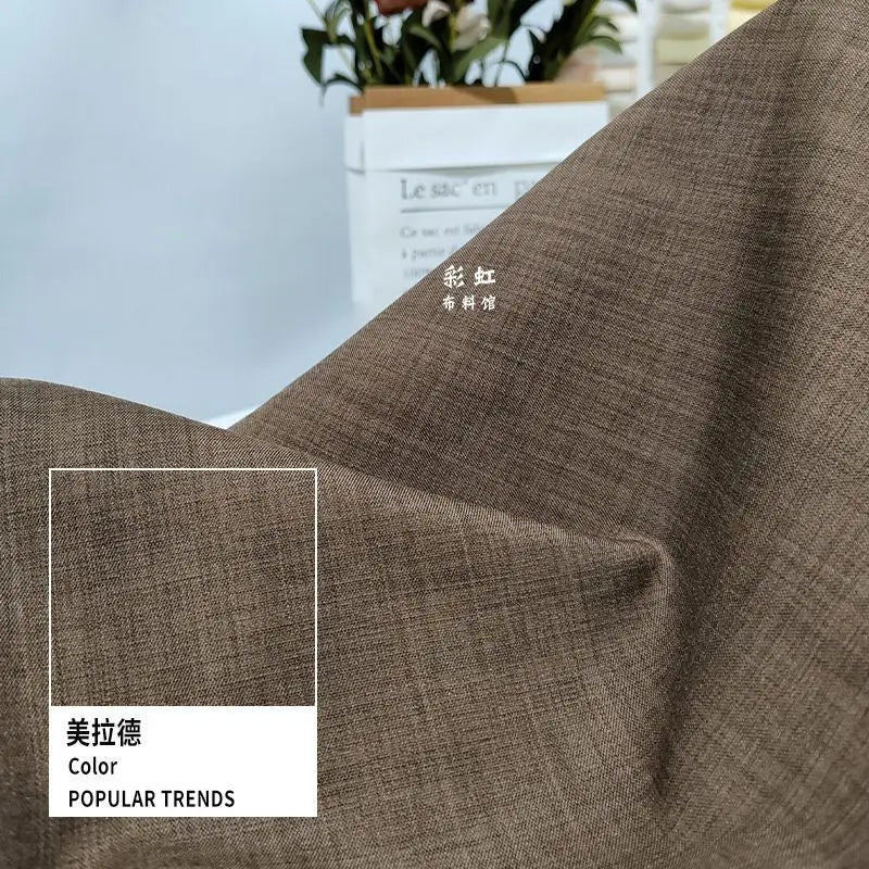 SUIT CLOTH - Plain Polyester Suit Fabric By The Meter - 30 Colors, 150cm Wide