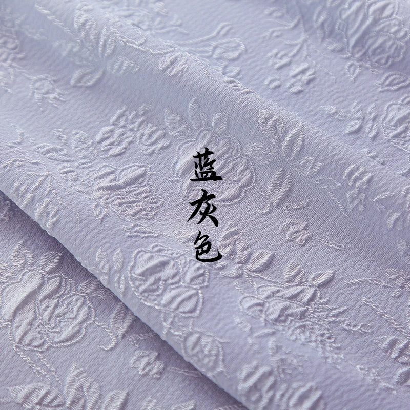 0.5m/1m/2m/5m Rose Relief Jacquard Fabric For Sewing Women's Dresses, Princess Dresses, Handmade DIY Clothing Fabric TJ22835