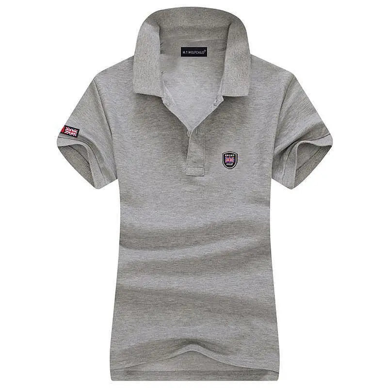 Fashion Clothing Polos Femme Summer Womens Polo Neck Shirt Short Sleeve Lapel Womens Tees Casual Sportwear Cotton Ladies Tops