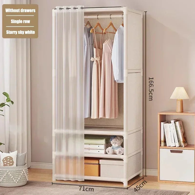 CLOSET FLEX - Fabric Wardrobe with Drawers - Your Bedroom, Finally Organized