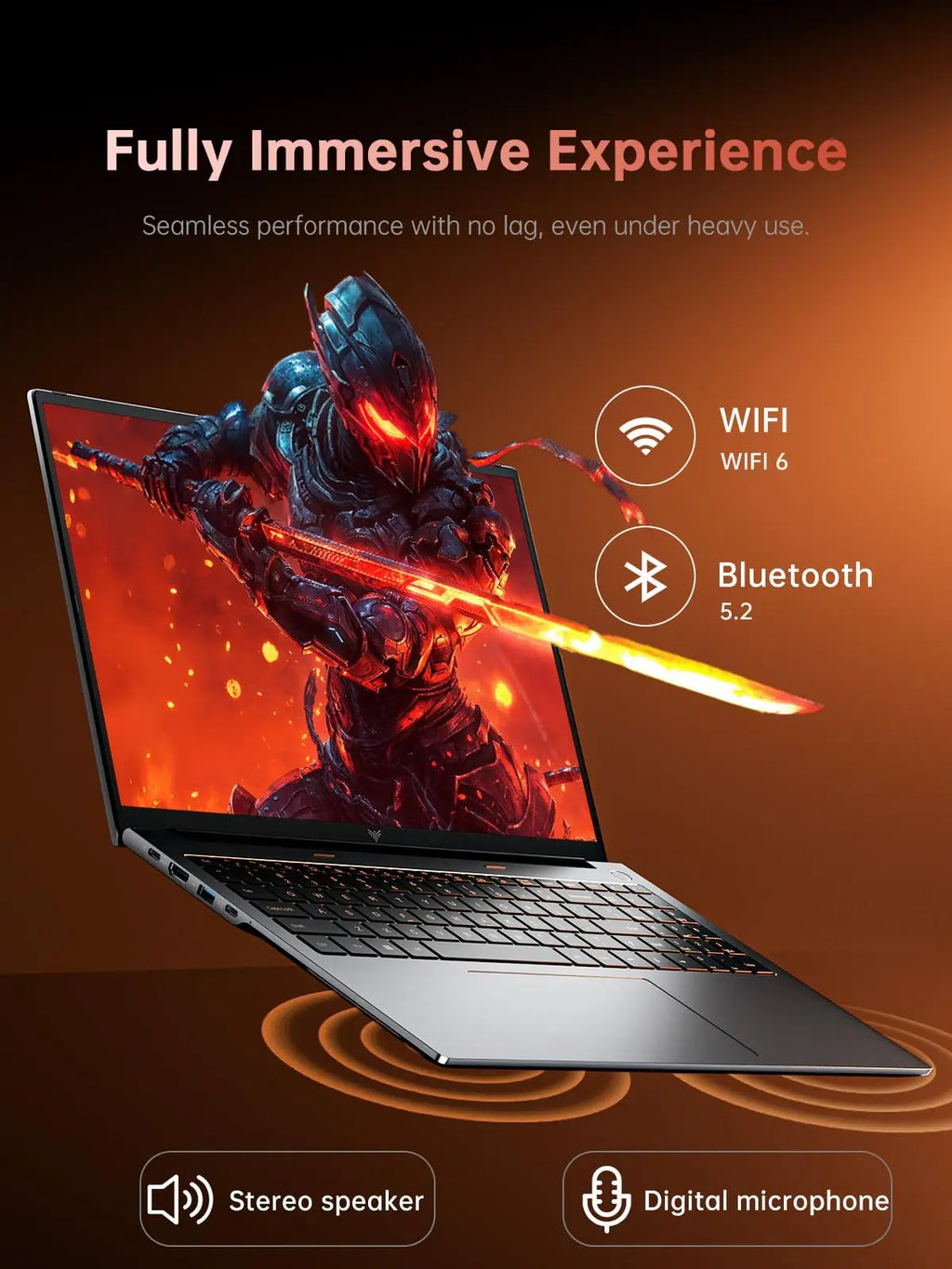 ACEMAGIC 16" FHD Laptop AMD Ryzen 9 6900HX Laptop 16GB DPDDR5 RAM 512GB SSD Backlit Keyboard Full-Featured Office Gaming Notebook