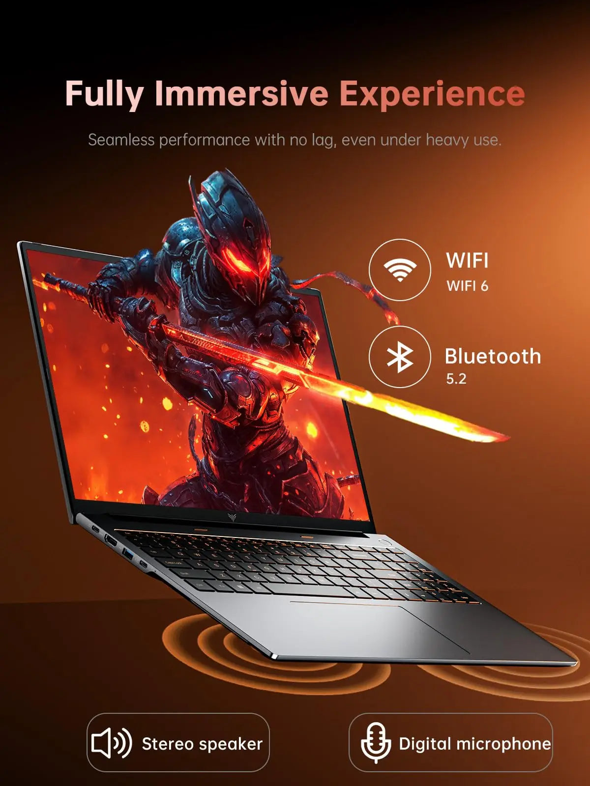 ACEMAGIC 16" FHD Laptop AMD Ryzen 9 6900HX Laptop 16GB DPDDR5 RAM 512GB SSD Backlit Keyboard Full-Featured Office Gamin Notebook