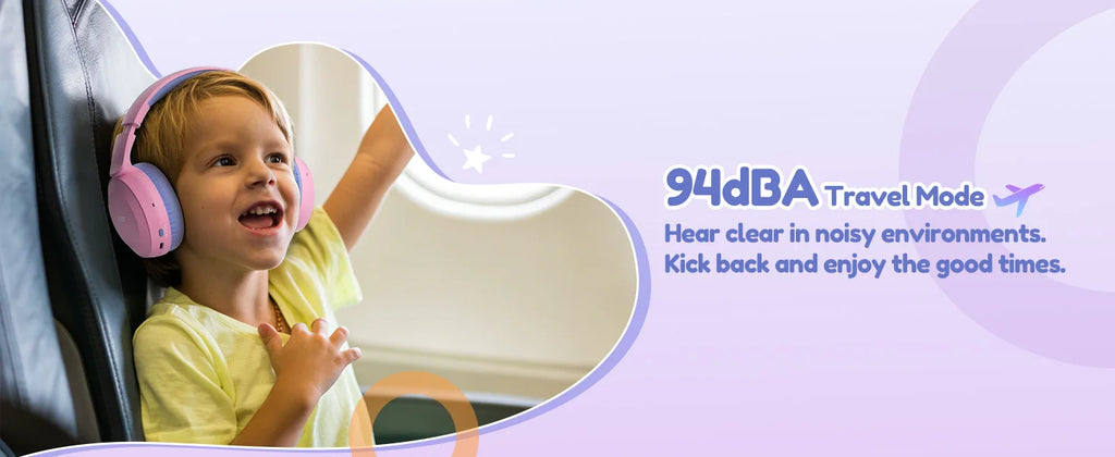 Acer Kids Bluetooth Headphones 85dB Volume Limited Wireless