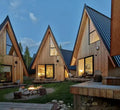 Triangle A-Frame Prefab Tiny Cabin Wooden Villa