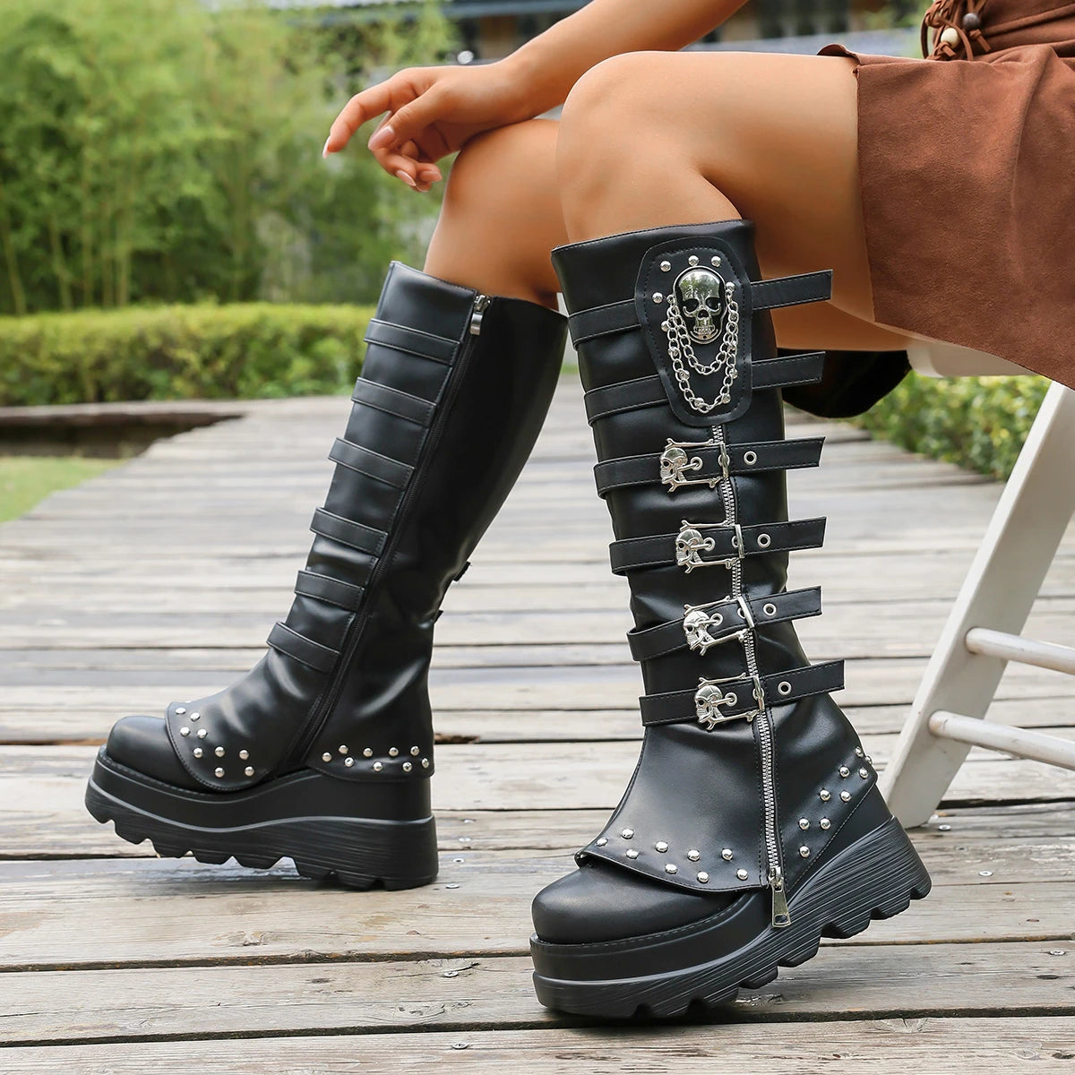 Flat Slip-On Ankle Boots – Anti-Slip Outdoor