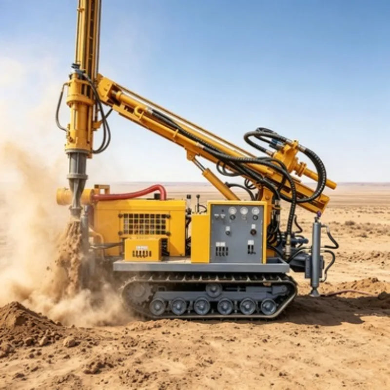 Yugong Water Well Drilling Rig - 500 m - Crawler Pneumatic