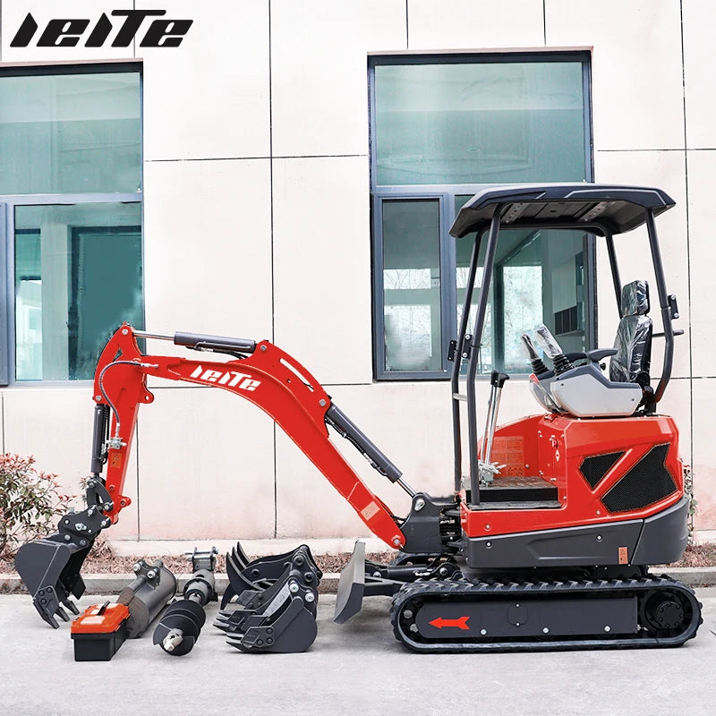 MINI EXCAVATOR - 1–2 Ton, 14 HP - Compact Farm Work
