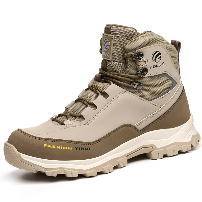 IRONGUARD - Men's Safety Work Shoes - Steel Toe, Puncture-Proof, Waterproof, Rotating Button