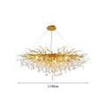 Luxury Gold Crystal Chandelier – Water Drop, Pendant & Ceiling