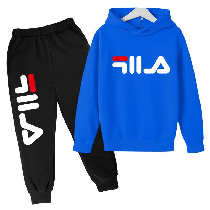 3-13 Years Old 2-piece Girl Sui 2025 Spring and AutumnOutdoor Jogging Suit  Children's Boys and Girls Casual Sports Top + Pants