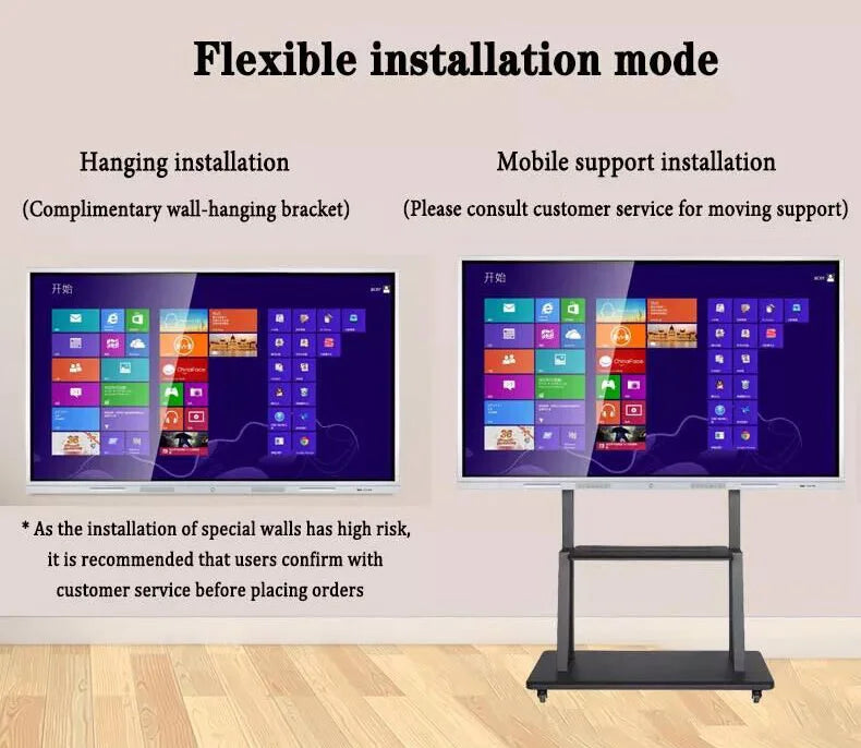 75 Inch All-in-One Interactive Touch Panel Whiteboard
