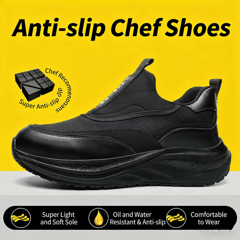 CHEF PLATFORM - Waterproof Anti-Slip Work Loafers - Built for the Toughest Shifts