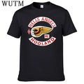 Biker Wing Skull T-Shirt Holland Vintage Motorcycle Club Unisex
