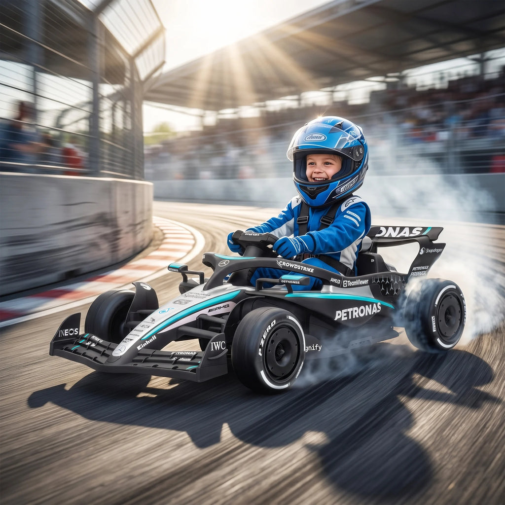 ELECTRIC GO-KART - 2 Motors & Remote Control - Kids' Ride-On