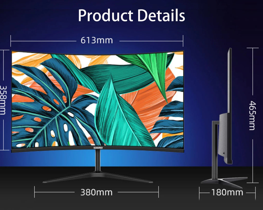 27" Curved Gaming Monitor - Immersive FHD Display