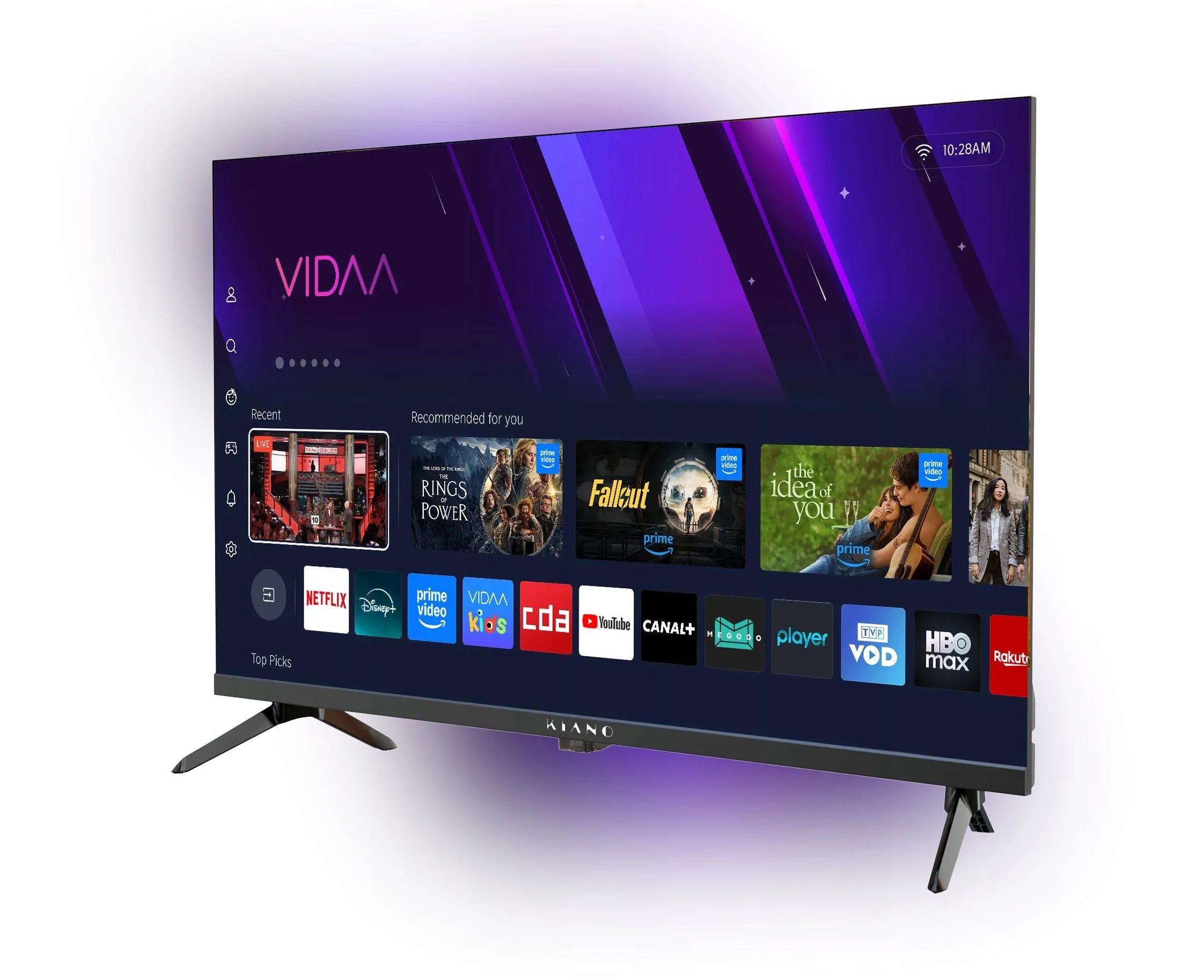 55 Inch Vidaa Smart TV D-LED DVB-T2/S2