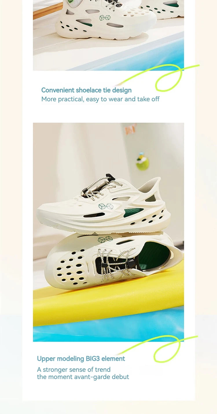 361 Degrees BIG3 Women's Sports Slippers Summer Outdoor Non-Slip Detachable Beach Casual Sandals And Slippers 672426717