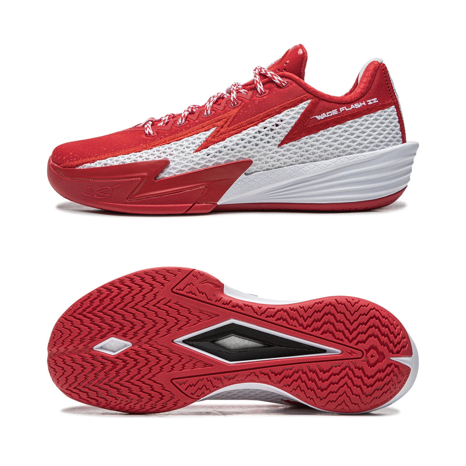 Li-Ning WADE FLASH 2 - Men's Basketball Shoes BOOM Cushioning Low-Top Sneaker