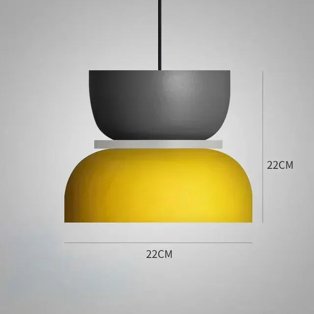 Macaron Pendant Lamp – Nordic, Multi-Color, S/M/L