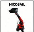 Nicosail KZL918 Mini Wheel Loader - 1000 kg - CE/EPA