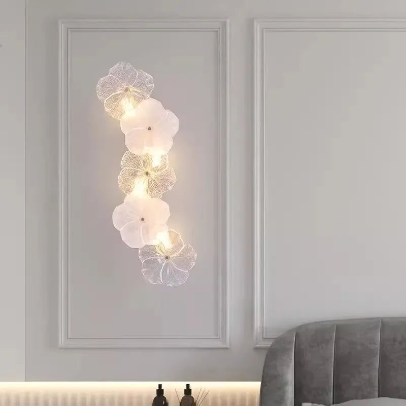 French Luxury Wall Lamp – Cream Style, Frosted Glass, 2 Sizes